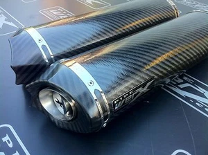 Yamaha YZF R1 07-08 Coppia,Carbonio Ovale,Carbonio Presa Scarichi,Gara Tazza,R / - Foto 1 di 1