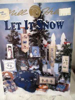 Patrón de punto de cruz contado Mill Hill LET IT SNOW Foto 1 de 2