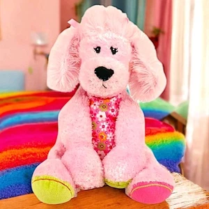 Rare Mary Meyer Cheery Cheeks "Prissy" Pink Poodle 12" Retired Stuffed Animal - Picture 1 of 15