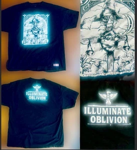 A1 WWE Bray Wyatt Herren T-Shirt schwarz Illuminate Oblivion Scarecrow Grafik XXL - Bild 1 von 7