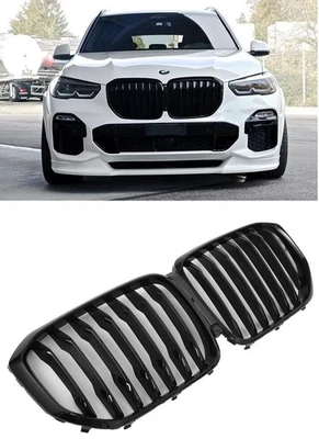 ✅ Parrilla Riñones Delantero Para BMW X5 G05 Puntal Brillo Negro M Rendimiento ✅ - Imagen 1 de 4