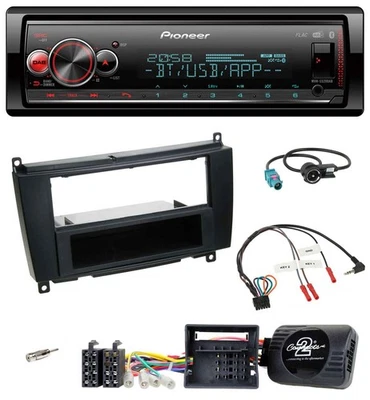 Pioneer Bluetooth USB Lenkrad DAB Autoradio für Mercedes CLK C209 A209 2004-2010 - Bild 1 von 4