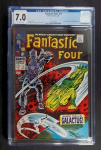 Fantastic Four #74 CGC 7.0 Jack Kirby Silver Surfer cubierta de colección Marvel 1968 - Imagen 1 de 3