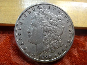 Dólar de plata Morgan de Estados Unidos 1890-S lote de $1 10-2 - sin precio base - Imagen 1 de 3