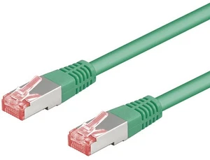 3x CAT 6 Netzwerkkabel S/FTP; CAT 6-0750 S/FTP PIMF GRÜN 7.5m SB - Photo 1/1