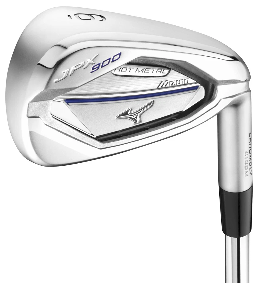 Mizuno JPX 900 Hot Metal 4-PW, AW Iron Set Stiff Mitsubishi OTi 105 Value - Image 1 of 1