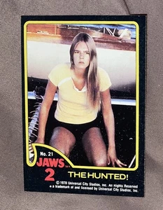 Tarjeta coleccionable JAWS 2 TOPPS 21 1978 - Imagen 1 de 2