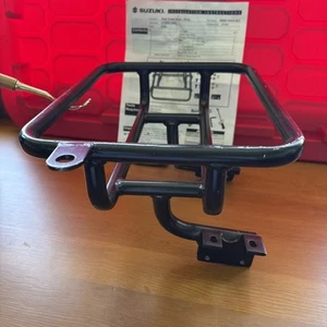 SUZUKI Rear Cooler Rack GRAB BAR for ATV LT-Z400 BLACK used w/ Hardware FUEL oem - Picture 1 of 18