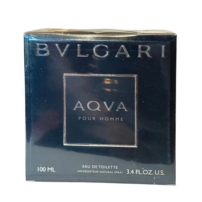 BVLGARI AQVA POUR HOMME EDT 3.4 OZ/ 100 ML FOR MEN | SEALED IN BOX - Image 1 of 4