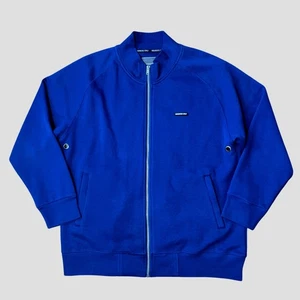 Members Only Mens Classic Fleece Full Zip Navy Vented Jacket Size XL NWOT Iconic - Picture 1 of 15