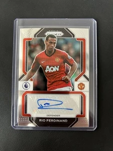 Panini PRIZM EPL Manchester United Legend RIO FERDINAND Auto - Picture 1 of 2