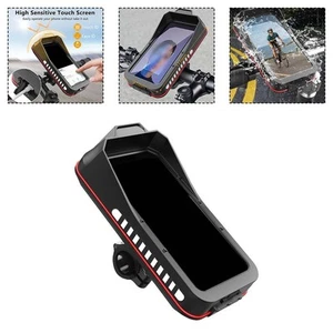 Wide Fitment Adjustable For Motorcycle Phone Holder with Rain Protection - Picture 1 of 12