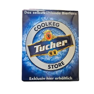 Tucher Blechschild 40x50 cm Relief Schild Werbung Reklame Bier Pils Deko KEG Bar - Bild 1 von 1