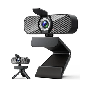HD Webcam w/ Noise-Canceling Microphone and Tripod - Zoom Skype Facetime YouTube - Picture 1 of 7