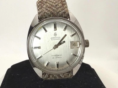 Estuche automático Sandoz Polemaster hecho en Suiza 34 mm Foto 1 de 4