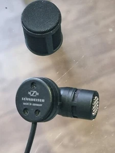 Microfono Levalier Sennheiser MKE40-4 connettore TQG a 3 pin mini Canon COMPLETO - Foto 1 di 9