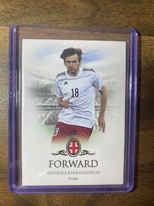 Khvicha kvaratskhelia Futera Unique Georgia Napoli Base 