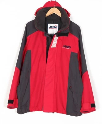 MUSTO Sailing Yachting Chaqueta Marina Hombres Talla L Con Capucha Impermeabl... - Imagen 1 de 4