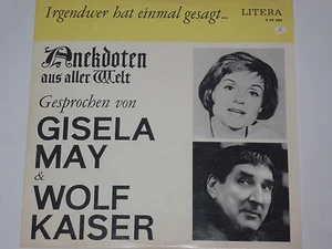 Gisela May & Wolf Kaiser -Anekdoten aus aller Welt- LP Litera - Picture 1 of 1