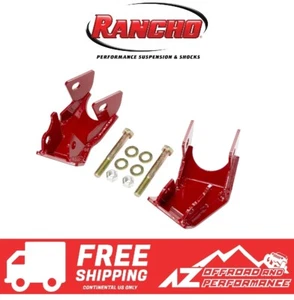 Rancho Rear Shock Control Arm Skid Plates Set For 18-24 Jeep Wrangler JL / JLU - Picture 1 of 4