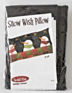 QUILT SET - VIELE QUILTS NÄHEN, DER QUILTFLICKEN "SCHNEEWUNSCHKISSEN" MIT STOFF - NEU! - Bild 1 von 3