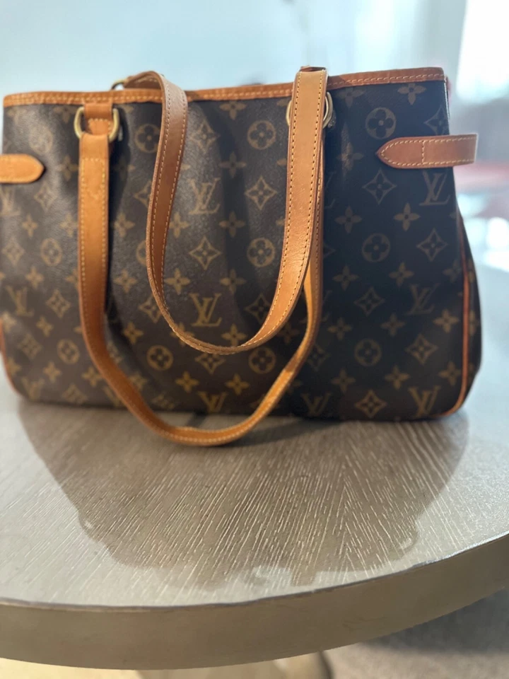 Bolsa de ombro Louis Vuitton Batignolles monograma horizontal lona marrom - Imagem 1 de 4
