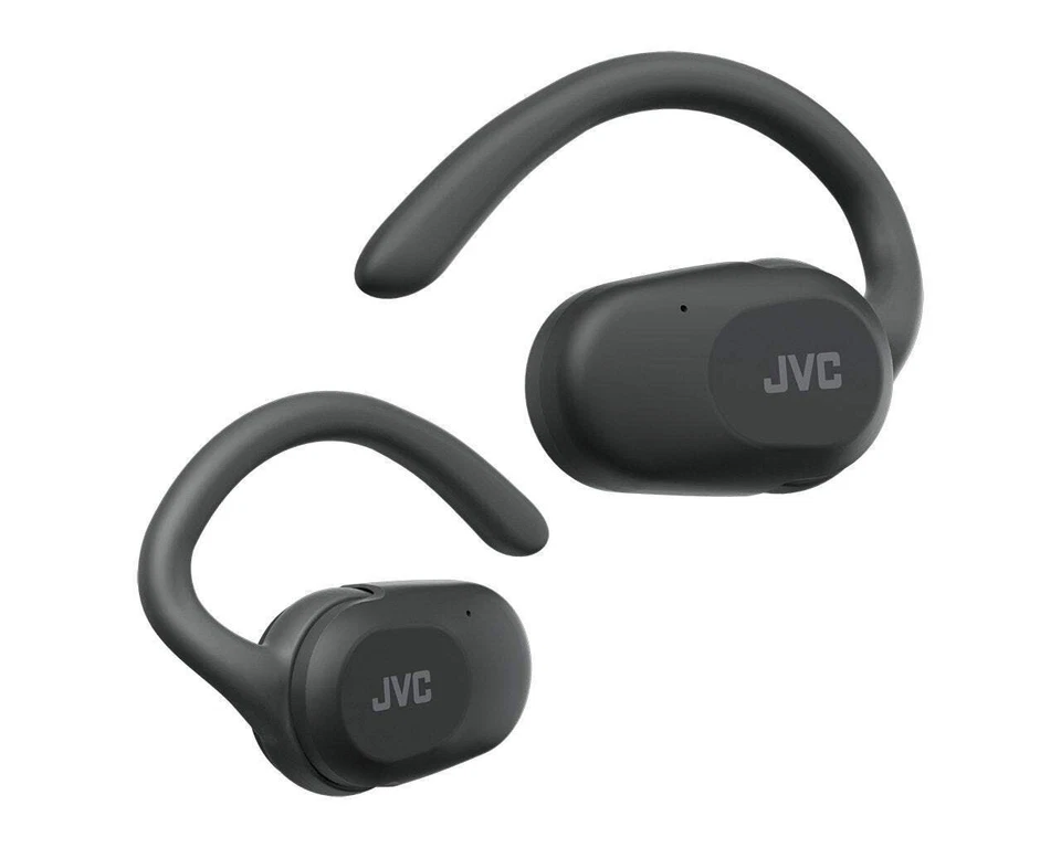 JVC NEARPHONES OPEN EAR TRUE WIRELESS HEADPHONES - BLACK - HA-NP40T