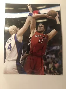 Jonas Valanciunas Signed 8x10 Photo Raptors Auto Grizzlies Autograph COA PROOF - Picture 1 of 2