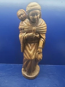 LUIS POTOSI ECUDORIAN WOOD CARVED - Picture 1 of 7
