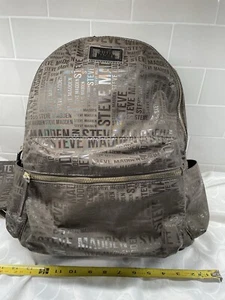 Steve Madden Olive Color Backpack with Accessory Zipper Pouch - Picture 1 of 14