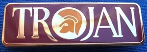 Barra de Troya pin insignia esmalte Borgoña - Imagen 1 de 2