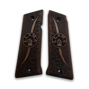 ZIB GRIPS Llama 1911 45 ACP/9mm. Empuñadura de pistola hecha a mano de madera de nogal Ars.010 - Imagen 1 de 4