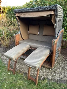 Strandkorb 2 sitzer gebraucht - Bild 1 von 3