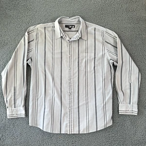 Anchor Blue Shirt Men's XXL Multicolored Striped Button Up Pocket Long Sleeve - Picture 1 of 13