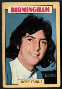 A&BC Gum, FOOTBALLERS, Blue Back, 1973, Trevor Francis, Birmingham City, #89