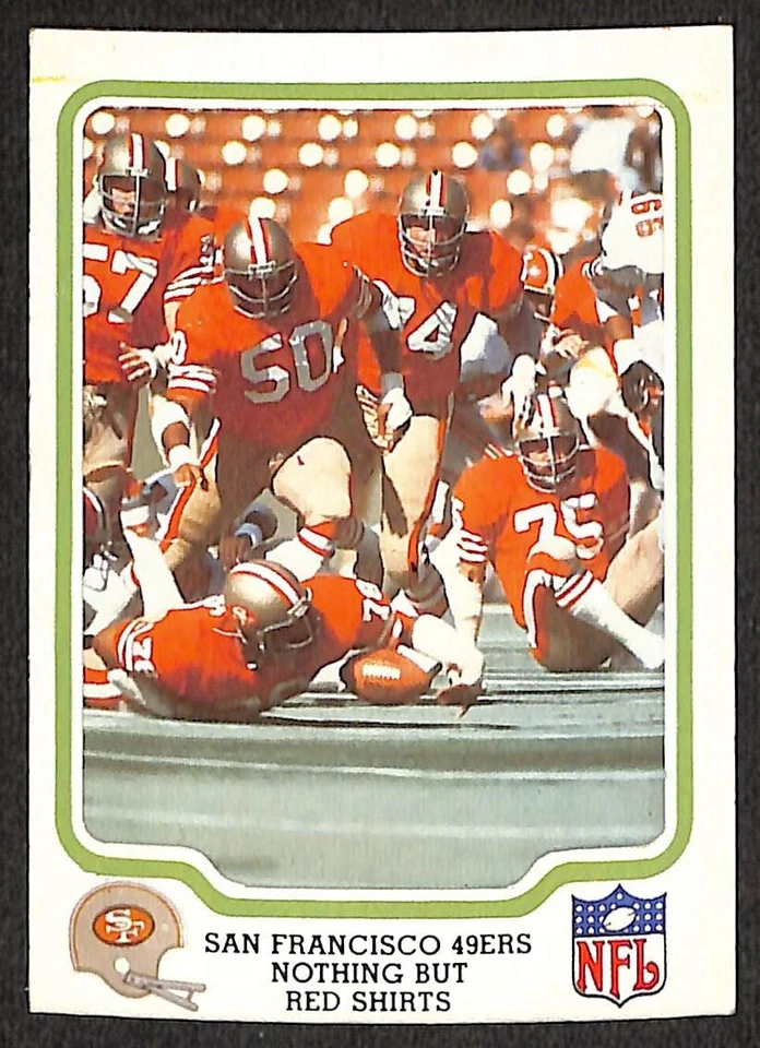 1979 Fleer San Francisco 49ers Nothing But Shirts Card 50 - Image 1 of 1