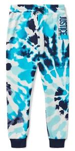 NWT - Justice Girls Everyday Fleece Tie Dye Jogger Turquoise Spiral Tie -Size 10 - Picture 1 of 8
