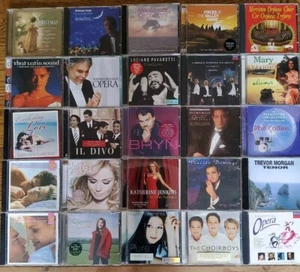 Job Lot Of 25 CDs Easy Listening, Love, Choir, Opera, Orchestra - Foto 1 di 7