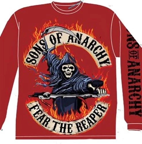 Sons of Anarchy 'Flaming Reaper' Long Sleeve T-shirt - Image 1 of 1