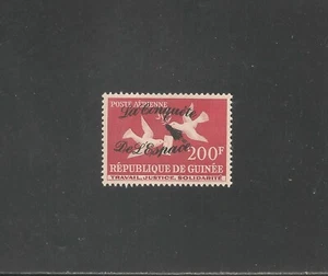Guinea #C38 (AP2) VF MNH - 1962 200fr Doves with Letter and Olive Twig - Ovp't - Picture 1 of 1
