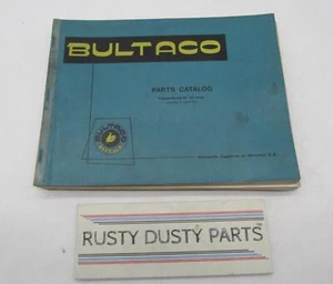 Bultaco Original 5 Speed 80-107 Series Incl. 73 Tiron Parts Catalog List Book - Picture 1 of 7
