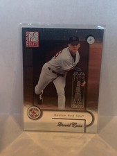 2001 Donruss Elite "Sun-Times Collection" stamped - DAVID CONE #'d/5