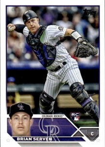 2023 Topps #41 Brian Serven NM-MT RC Rookie Rockies ID:50002