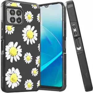 Custodia telefono doppio strato resistente design ibrido forte per REVVL 7 PRO 5G (PRO) - Foto 1 di 30