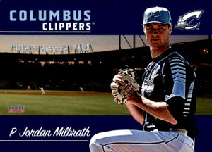 2018 Columbus Clippers Choice #21 Jordan Milbrath Windom Minnesota Baseball Card