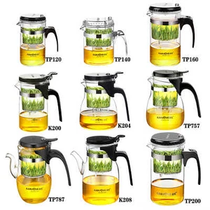 Various Heat Resistant Glass Kungfu Teapot PiaoYi Bei Convenient Teacup - Picture 1 of 71