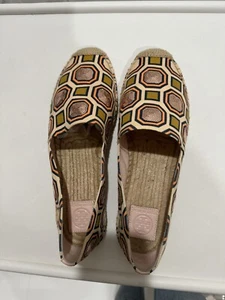Tory Burch Ballerinas Espadrille mehrfarbig mit Pailletten Größe 10 UVP 119,97 $ - Bild 1 von 6