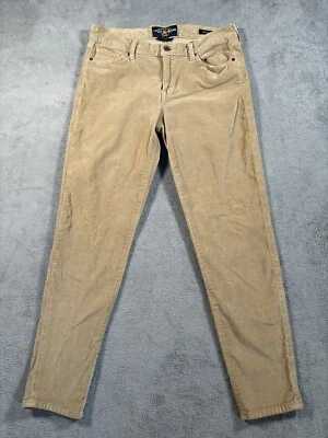 Pantalones de pana Lucky Brand para mujer 10/30 beige Sofía ajustados 30x28 preppy informales Foto 1 de 4