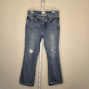 Pantalones de jean Tanaka para mujer talla 28 The Boots en denim japonés azul vintage - Imagen 1 de 17
