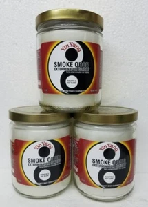 Smoke Odor Exterminator 13 oz Jar Candle, Yin Yang Set of Three Candles. - Picture 1 of 3